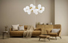 NOWOCZESNA LAMPA WISZĄCA MOSIĘŻNA MARSIADA W25