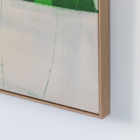 Emerald Abstract Framed Canvas 900x1200mm