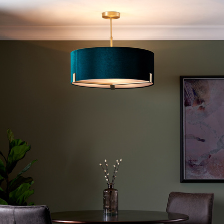 Hayfield Pendant Light Antique Brass