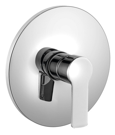 BARON bateria prysznicowa podtynkowa, 1-funkcyjna, części górne, chrom