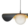 Lampa wisząca ENZO 40 cm - czarno złota