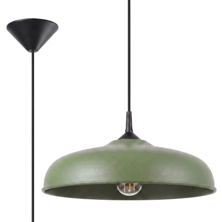 Lampa wisząca GINA zielona oliwka