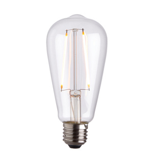 E27 LED Filament Pear 140x64mm Clear Glass ND