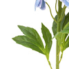 Vintage Hollyhock Floral Stem Tall Blue (12pk)