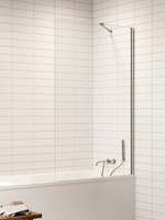 NZ4 Parawan nawannowy NESTA stały U 100x140 szkło czyste 8mm Active Shield 2.0