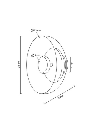 MOOSEE lampa ścienna EDEN WALL złota