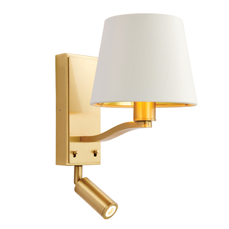 Harvey Wall Light Brushed Gold 285mm