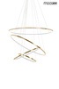 MOOSEE lampa wisząca RING SLIM M złota