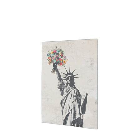 Obraz w ramie „Concrete Dreams I” – szary, 70 × 1,5 × 90 cm