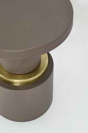 BIZZOTTO Stolik kawowy MUDIT 35 cm – brązowy, metalowy, nowoczesny design