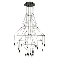 Lampa wisząca LINEA-20 czarna 120cm