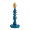 Bibury Table Lamp Base Satin Marlin Blue Paint