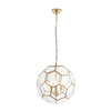 Miele 3 Pendant Light Antique Brass