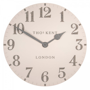 Arabic Wall Clock Shy Pink 20in