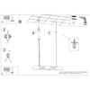 Lampa wisząca CHAIN 91 biała LED 4000K