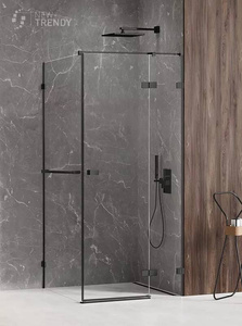 KABINA AVEXA BLACK PROSTOKĄTNA P 120x80x200 CZYSTE 6mm ACTIVE SHIELD