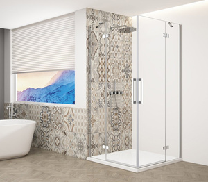 TRINITY CHROME kabina prysznicowa 900x800mm, wejście z rogu, szkło czyste