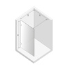Kabina prysznicowa OXIA GOLD BRUSHED walk-in 50x200 szkło czyste 8mm Active Shield 2.0