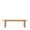 Eton Trestle Dining Bench Natural 1500x380x450mm