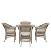 Menton 4 Seater Round Dining Set