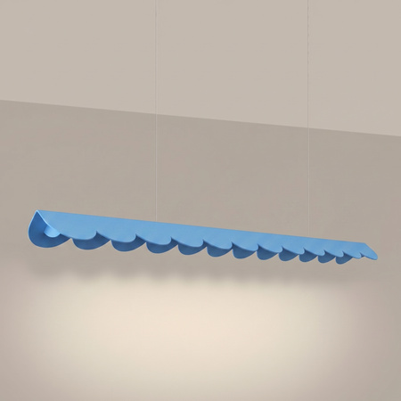 Lampa wisząca BISCUIT 130 błękitna LED 3000K