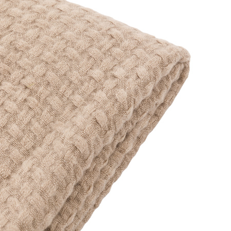 Soft Touch Waffle Throw Natural 1300x1700mm
