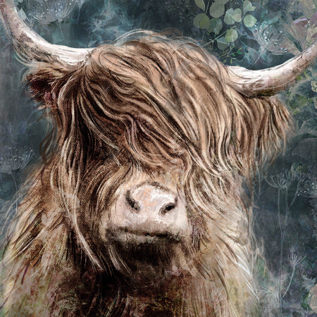 Dougal Framed Canvas 635x40x535mm