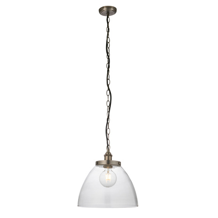 Hansen Grand 1 Pendant Light Brushed Silver