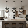 LAMPA WISZĄCA LOFT CZARNO-MOSIĘŻNA ASTILA W3