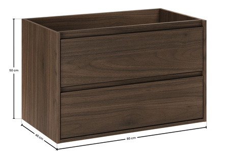 Szafka pod umywalkę 80cm 2 szuflady