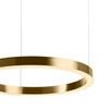 Lampa wisząca CIRCLE 80 cm - LED, ring mosiądz szczotkowany
