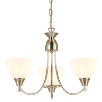 Alton 3 Pendant Light Satin Chrome