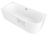 PORTAS L asymetryczna wanna z drzwiami, 180x75x60cm, biały