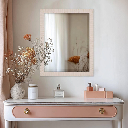Cromer Mirror Pink 500x25x500mm