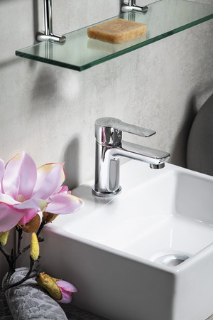 BARON bateria umywalkowa, chrom