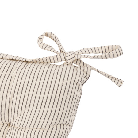 Fairford Woven Stripe Seatpad Cream 400x400mm
