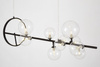 NOWOCZESNA LAMPA WISZĄCA CZARNA MERIDO W9