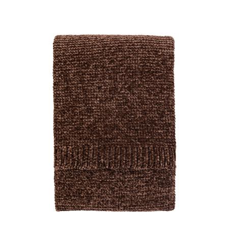 Deco Luxe Chunky Chenille Throw Choc 1300x1700mm