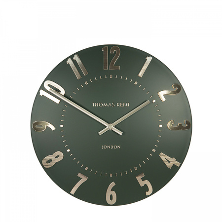 Mulberry Wall Clock Olive Green 12in