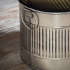 Veta Planter Large Nickel Antique 355x290x220mm