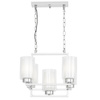 NOWOCZESNA LAMPA WISZĄCA CHROMOWANA LINO W5