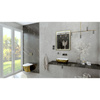 Miska wisząca WC z Deską Sofi slim Brushed Gold