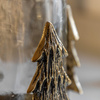 Xmas Tree Hurricane Antique Gold 155x155x155mm