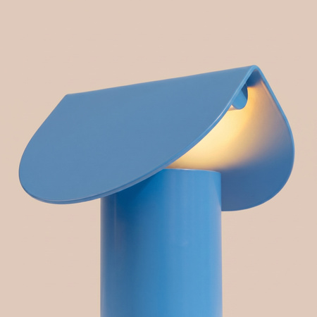 Lampa biurkowa BISCUIT błękitna LED 3000K