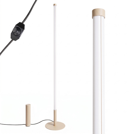 Lampa podłogowa TRANG beżowa 4000K