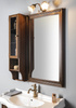 RETRO lustro w drewnianej ramie 70x115cm, buk