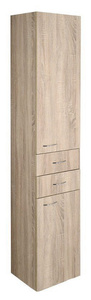 ZOJA/KERAMIA FRESH szafka wysoka 35x184x29cm, dąb platin