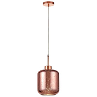 NOWOCZESNA LAMPA WISZĄCA ZWIS RÓŻOWE ZŁOTO ALACOSMO W1