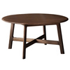 Okrągły stolik kawowy Madrid z drewna orzechowego 800 x 800 x 400 mm