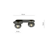 PLAZA 2 BLACK/STRIPE